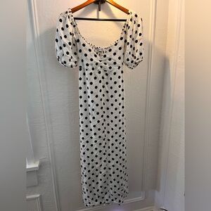 Faithfull the Brand Black and White Maxi Dress